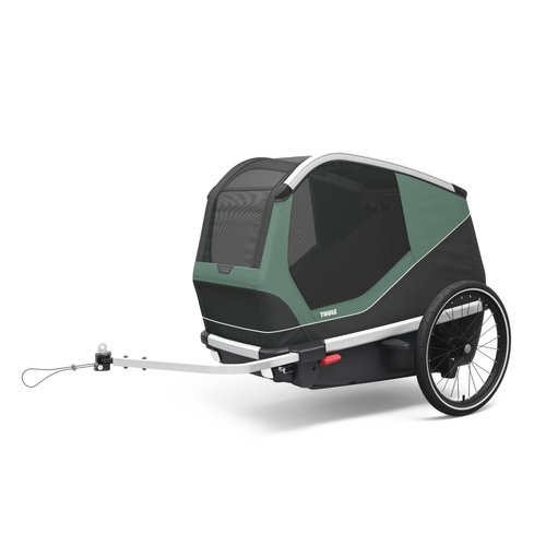 Przyczepka rowerowa dla psa - Thule Bexey L do 45 kg - Haze green