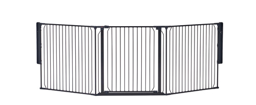 Baby Dan - Carl Wide X outdoor safety gate, black